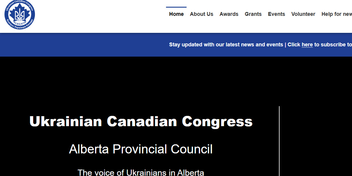 Ukrainian Canadian Congress - Alberta Provincial Council, Inc.