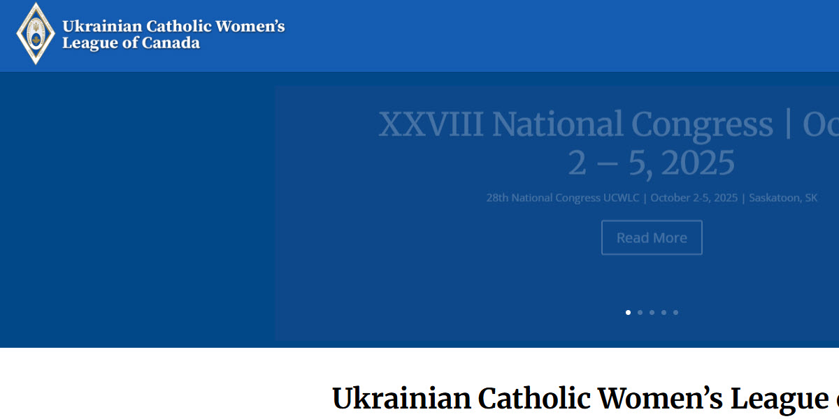 Ukrainian Catholic Womenâ€™s League of Canada