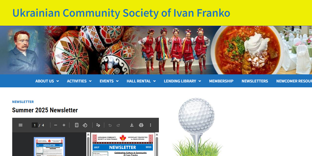 Ukrainian Community Society of Ivan Franko